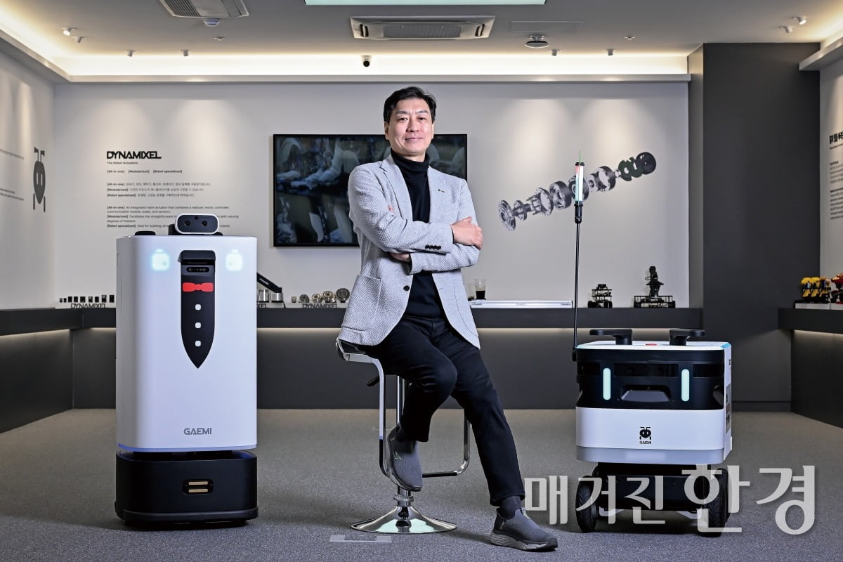 Kim Byeong-su, CEO of Robotis: "Decline in the working population... Autonomous robot market will grow"