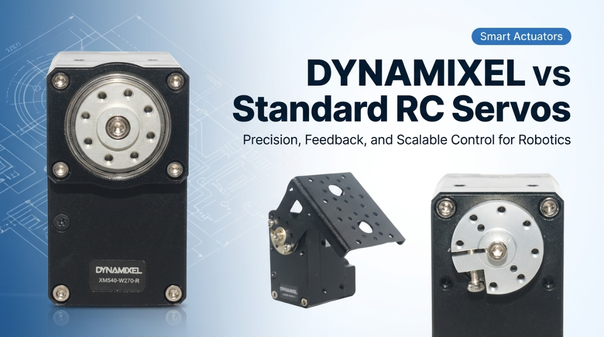 DYNAMIXEL vs. RC Servos: What Sets Them Apart in Real Robotics