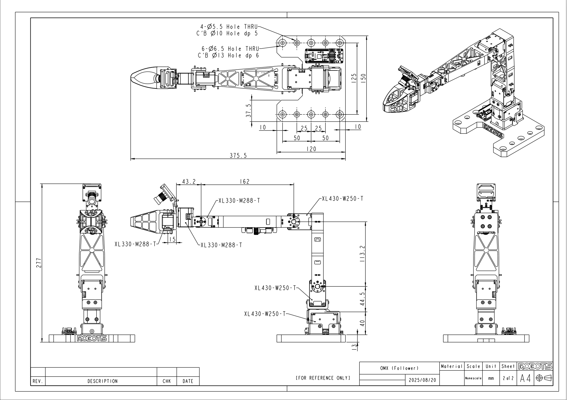OMX Follower Layout