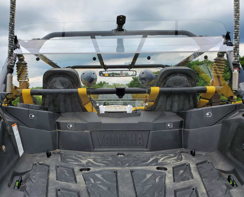 Yamaha YXZ 2 Pc Lexan Back Panel with Vents & Quick Install Straps