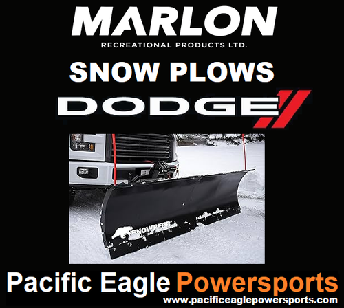 Dodge Trucks 82" x 19" Universal Mount T-Frame Snow Plow Kit w/ Winch & Remote
