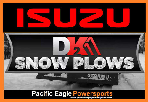 Isuzu DK2 82" x 19" Universal Mount T-Frame Snow Plow Kit w/ Winch & Remote