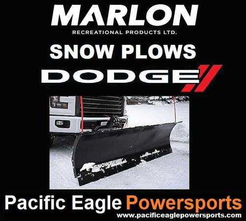 Dodge Ram 1500 84" x 22" Snow Plow Kit with Actuator Lift System & Wireless Remote Universal Mount