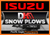 Isuzu snow plow