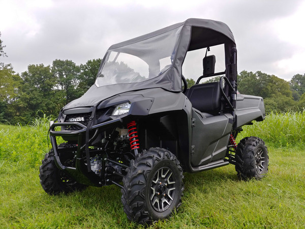 Honda Pioneer 700 Summer Cab with a Vinyl Windshield