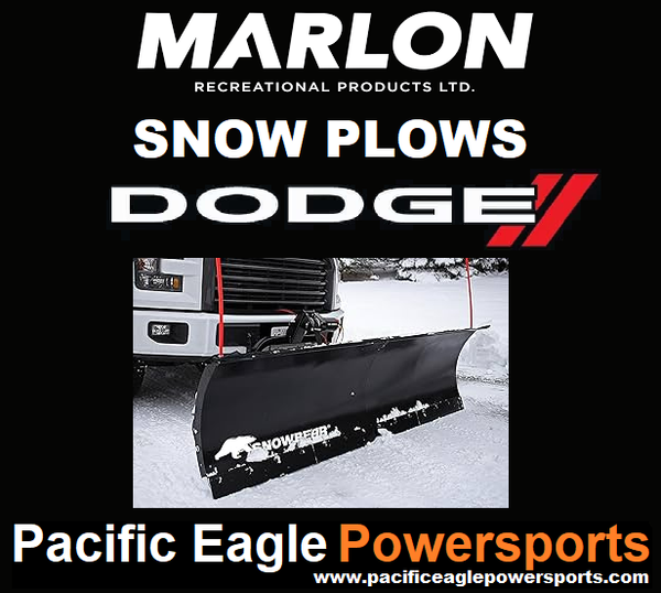 Dodge Trucks 82" x 19" Universal Mount T-Frame Snow Plow Kit w/ Winch & Remote