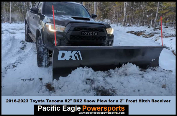 Toyota DK2 82" x 19" Universal Mount T-Frame Snow Plow Kit w/ Winch & Remote