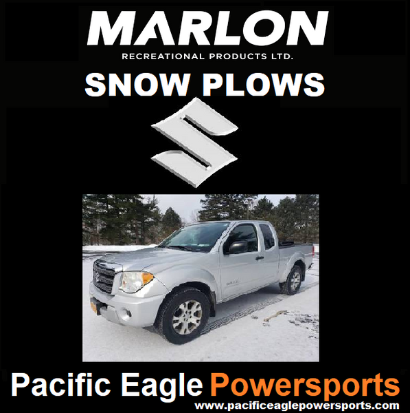 Suzuki DK2 82" x 19" Universal Mount T-Frame Snow Plow Kit w/ Winch & Remote