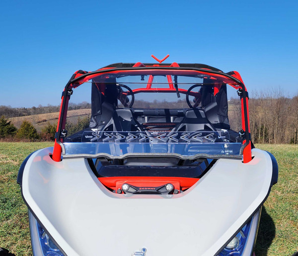 Segway Villain 1/4 inch Lexan Windshield with Clamp & Vent Options