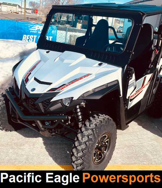 2018-2020 Yamaha Wolverine X2/X4 Vented Laminated DOT Glass Windshield