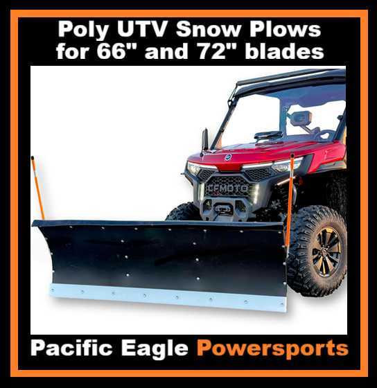 CF Moto UForce U10 Pro/Pro XL Poly Snow Plow Kit