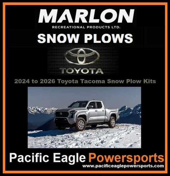 Toyota Tacoma Heavy-Duty Snow Plow all years in 3 sizes.