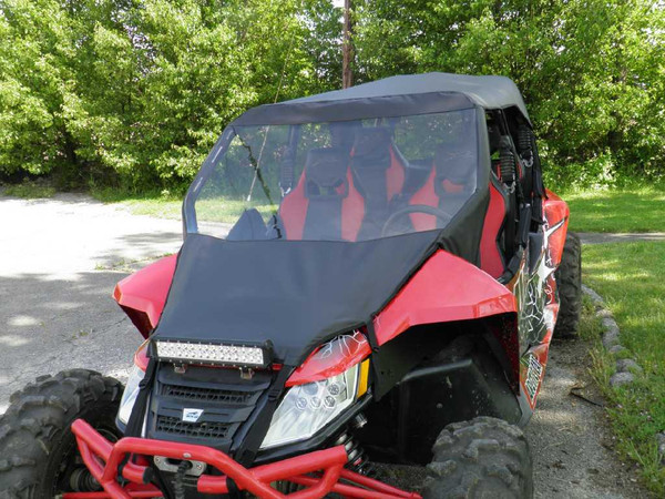 Arctic Cat Wildcat 4 Cab Enclosure with a Vinyl Windshield
