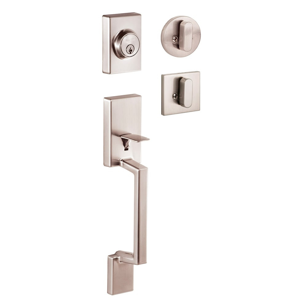 Sure-Loc Hardware Stockholm Entry Door Handleset - Satin Nickel