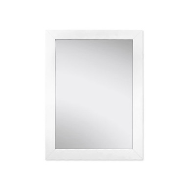 White Framed Mirror 24" x 32"