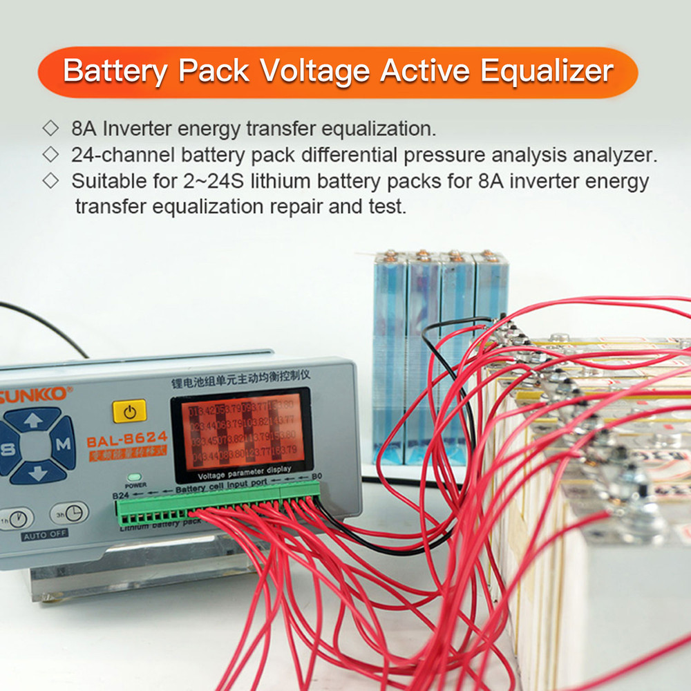 SUNKKO BAL-8624 8A 24S Battery Pack Equalizer
