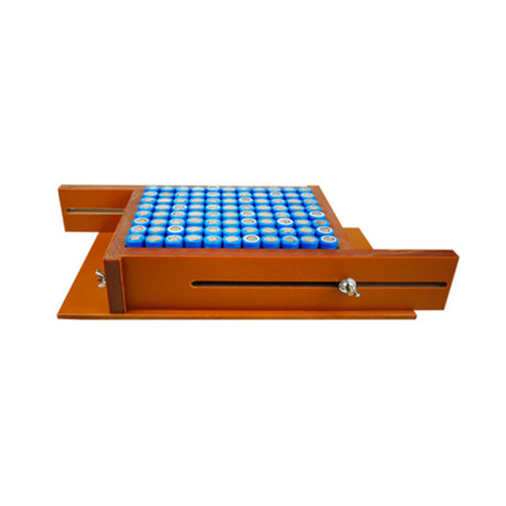 SUNKKO Adjustable Battery Fixture with Base Plate & Universal Wheel