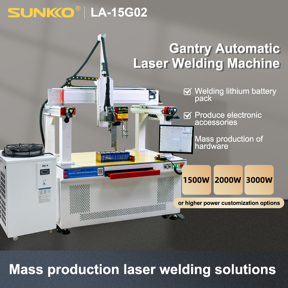 SUNKKO LA-15G02 Laser Welder Gantry-style Laser Welding Machine Mass Production Laser Welding Solutions