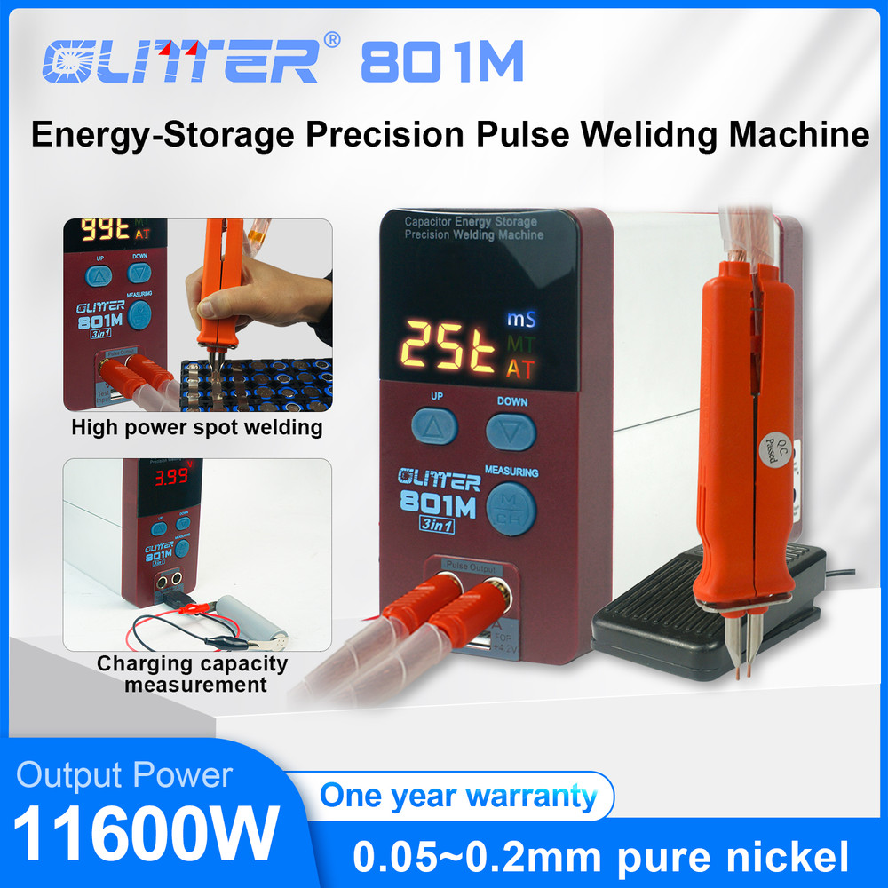 GLITTER 801M Battery Spot Welder Capacitor Energy Storage Pulse Welding Machine