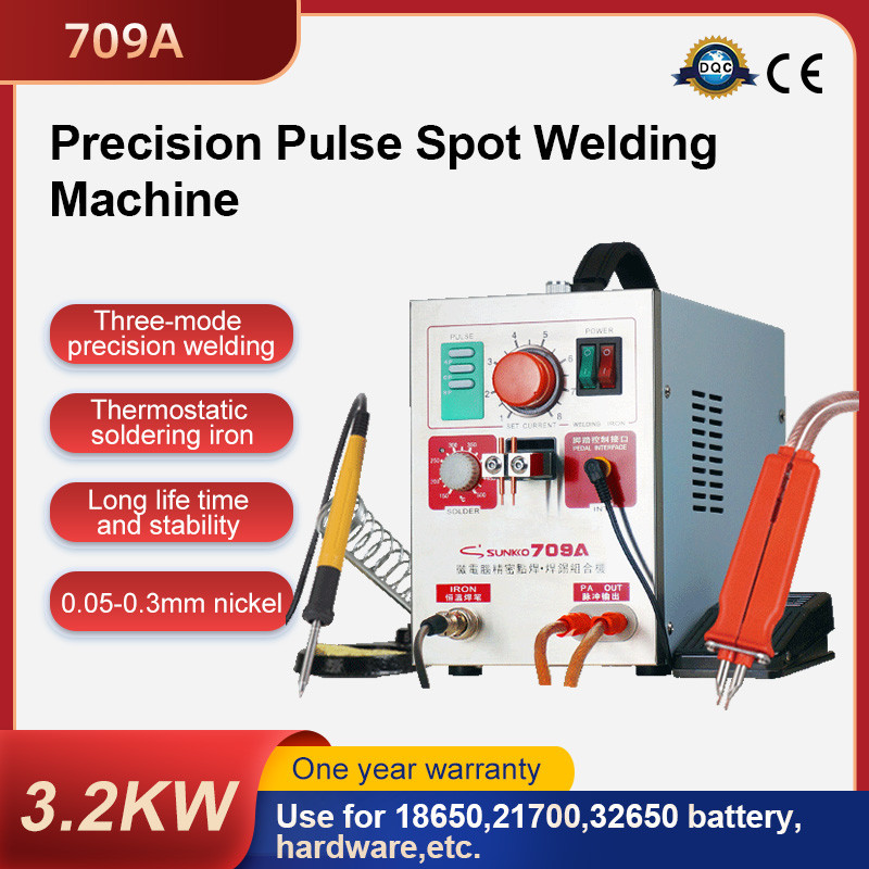 SUNKKO 709A Battery Spot Welder Transformer Inversion Pulse