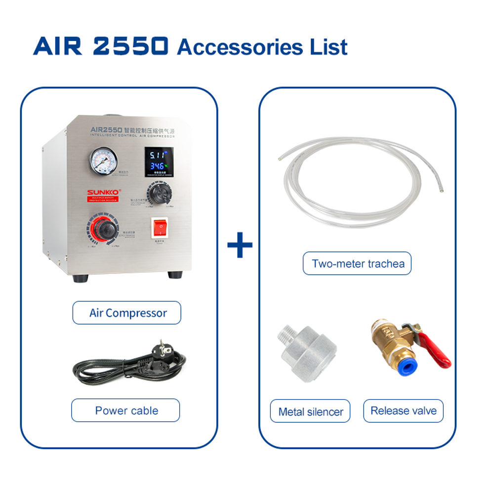 SUNKKO AIR 2550 Air Compressor Intelligent Control