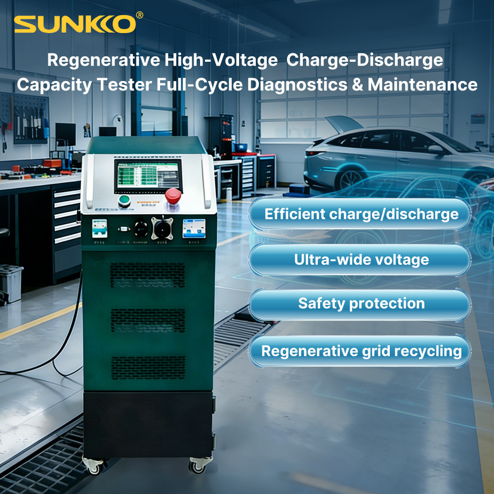 SUNKKO P8660 lithium battery life vycle diagnostic & maintenance system for NEV battery module Battery charge and discharge capacity test analyzer