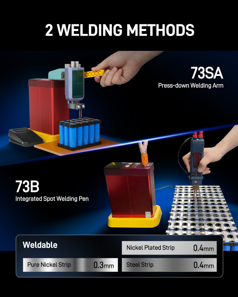 GLITTER 801D Battery Spot Welder Capacitor Energy Storage Pulse Welding Machine