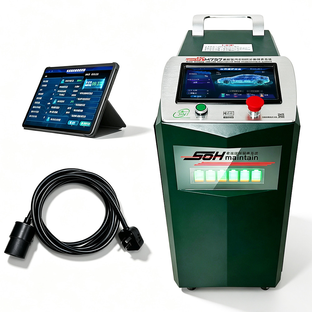 POWTIFY M757 New Energy Vehicles Battery Pack Intelligent Diagnostic and Maintenance Equipment 1000V 30A