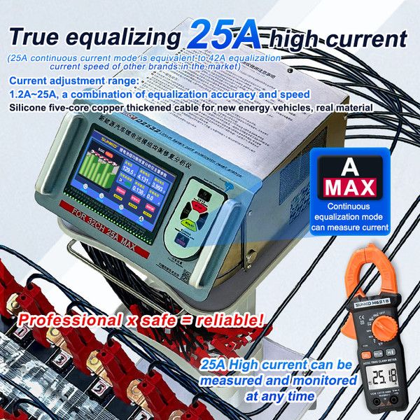 SUNKKO D2524 D2532 New Energy Vehicles Lithium  Battery Module Equalizer & Analyzer