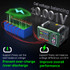 SUNKKO D1524C 24S 15A  Lithium Battery Intelligent Voltage Equalizer Voltage Difference Repair Balancer  Charge Discharge balancer