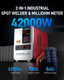 GLITTER 811H Battery Spot Welder Capacitor Energy Storage Pulse Welding Machine Industrial Intelligent Energy Storage Spot Welder Specially Designed for Welding Copper, Aluminum, Nickel Conversion