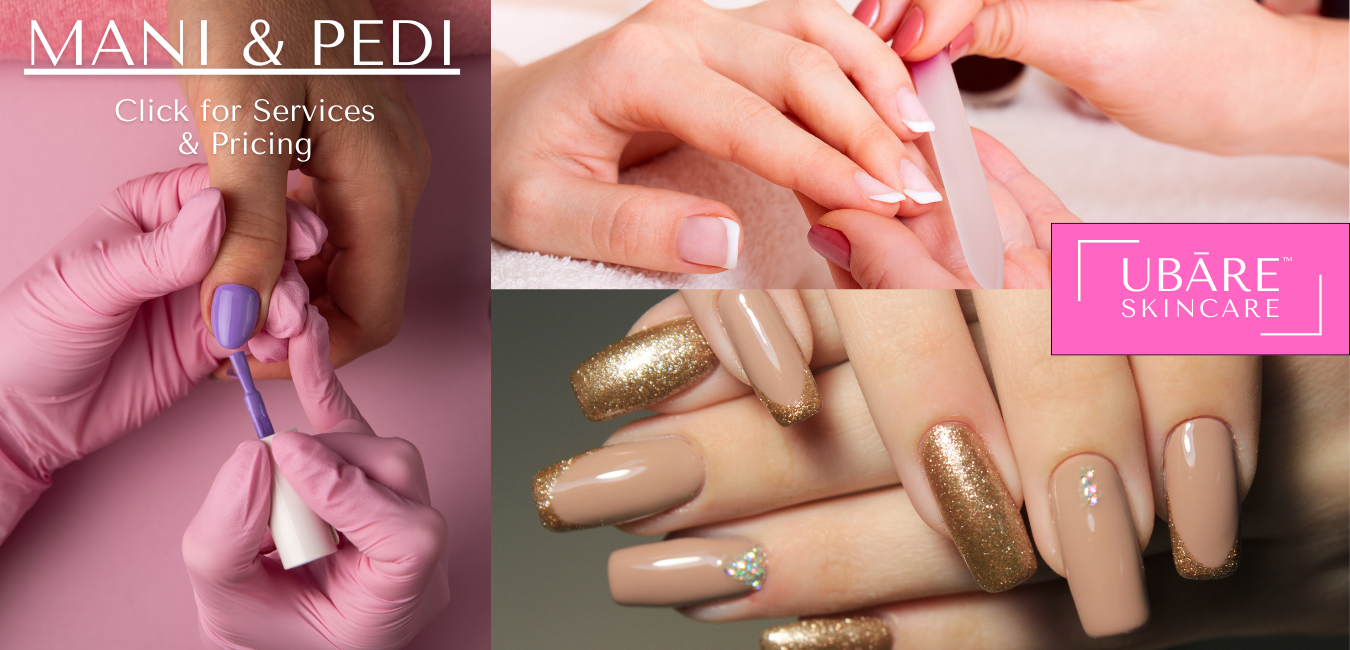 Nails - Mani & Pedi including Nail Art, Dry Pedis, and more at Ubare Skincare in Brandon, Fl