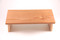 Alder hardwood meditation bench
