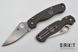 Spyderco Paramilitary 2 CPM 15V | Matte Satin CPM-15V Clip Point Blade & Brown FRN Handle Scales - Reversible Stainless Pocket Clip - Compression Lock Manual w/ Round Thumb Hole | Made in Golden, Colorado USA