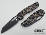 Microtech MSI RAM-LOK 210T-1PMCWC-Z4 Claw Burst Camo - 3.88" Bohler M390MK Black Sheepsfoot-Style Blade & Claw Burst Camo Polymer Handle Scales - Black Reversible Tip Up Clip & Hardware - Bar Lock Folder w/ Thumb Hole | Made in USA