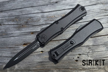 Microtech Hera II Full Size OTF Black Stonewash D/E Edge Blade