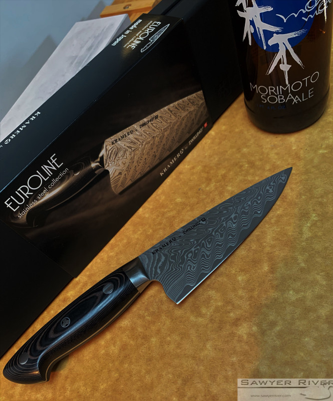 Stainless Damascus 8 Chef's Knife by Zwilling J.A. Henckels