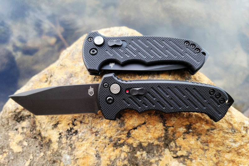 Gerber 06 Auto Tactical 30-001296 Black Tanto S30V 3.8” Blade