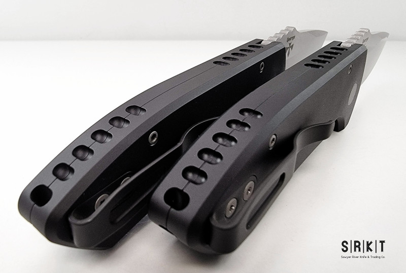 Pro-Tech Les George SBR LG401 Stonewash S35VN 2.5” Blade & Black