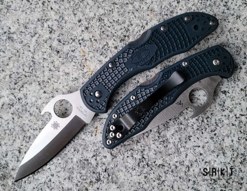 Spyderco Delica 4 Lightweight Emerson Wave C11PGYW Satin VG-10 