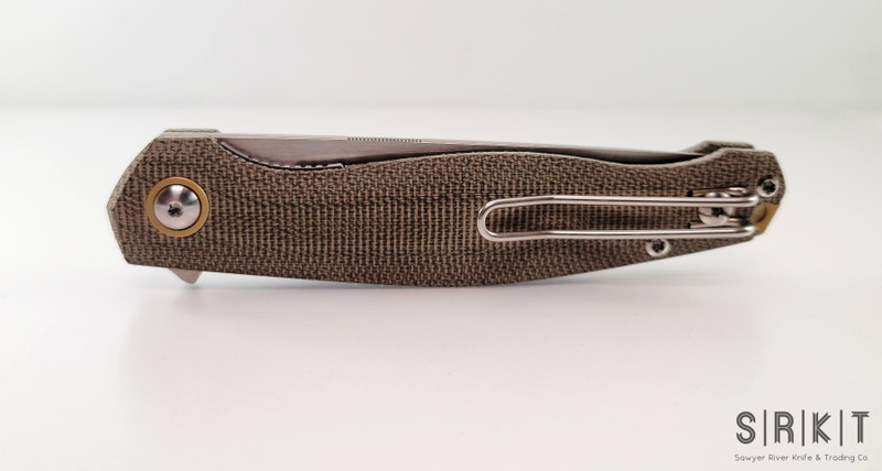 GiantMouse ACE Sonoma V2 Green Micarta @ SRKT Satin ELMAX Drop