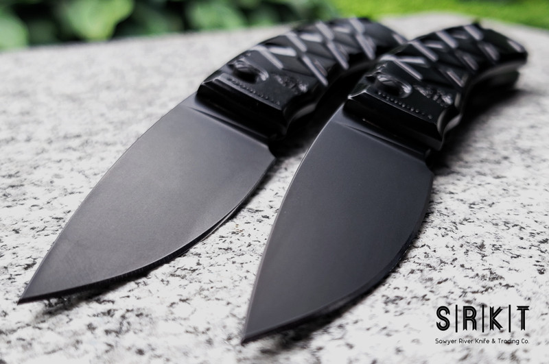 Piranha X Automatic P14-BKT @ SRKT Tactical Black 154CM DP Blade 