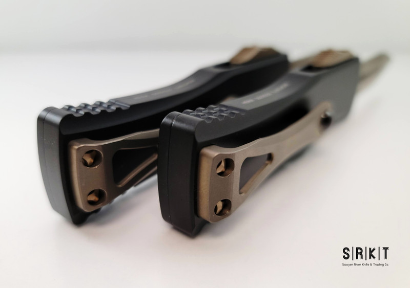 Microtech Hera OTF 702-15 @ SRKT Bronze D/E Combo Blade One-Side