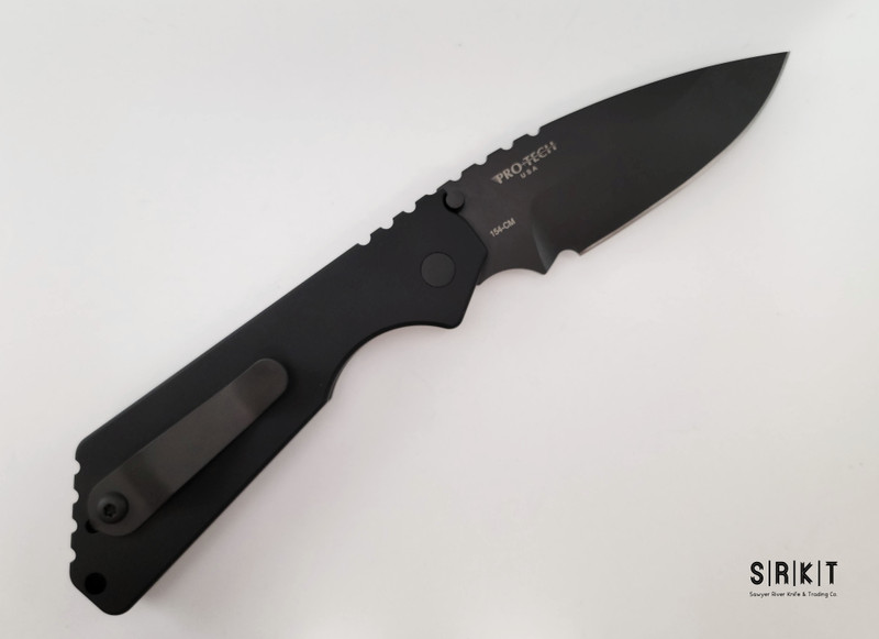 Pro-Tech Strider SnG Auto 2403 @ SRKT Tactical Black 154CM Blade