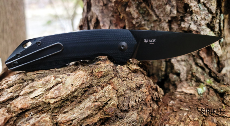 ACE Corta Black G10 Blackout, EDC Folder Knife