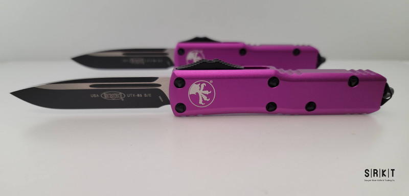 Microtech UTX-85 S/E OTF Auto 231-1VI @ SRKT Tactical Black Coated