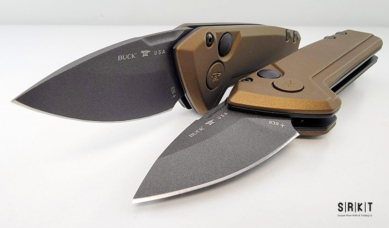 Buck Knives Mini Deploy Automatic Knife 0839BRS1 @ SRKT Gray