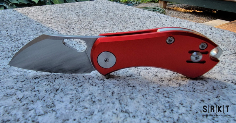 GiantMouse ACE Nibbler Red Aluminum @ SRKT Satin Bohler N690