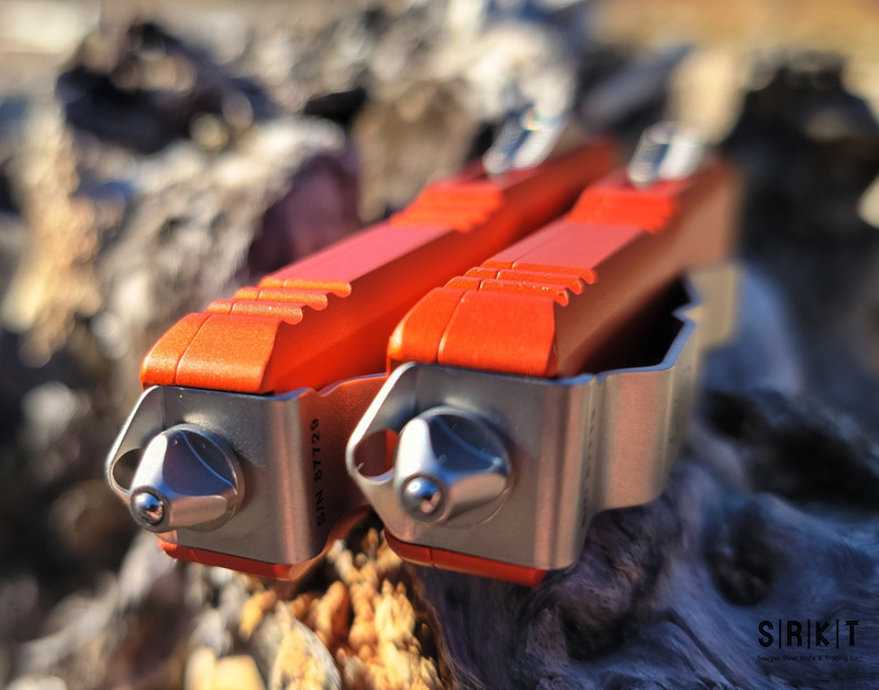 Microtech UTX-85 OTF Auto Spartan 230-10OR @ SRKT Stonewash Bohler