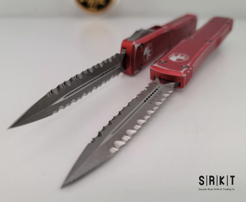 Microtech UTX-70 D/E OTF Auto 147-D12DRD @ SRKT Apocalyptic Bohler